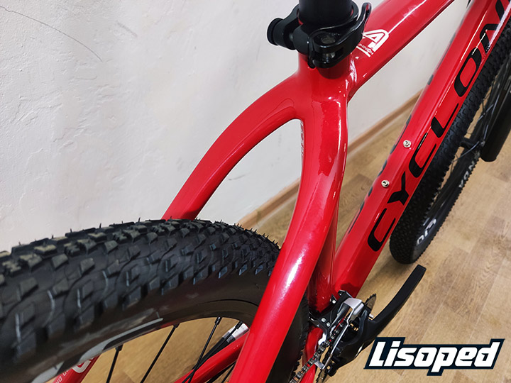 Фотографія Велосипед 27,5" Cyclone LX (2020) 2020 Red